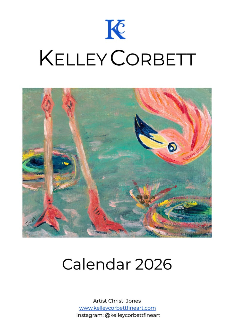 Calendar 2026 with Clear Stand